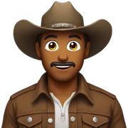 with cowboy sticker