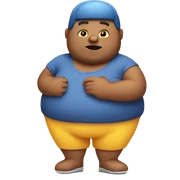 fat person sticker