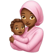 Mother baby sticker