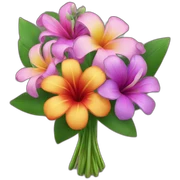 exotic flower bouquet sticker