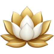 White Lotus logo sticker