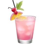 pastel pink cocktail sticker