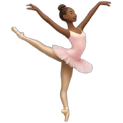 Ballet dancer sticker