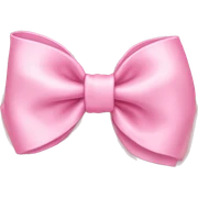 Baby pink bow sticker