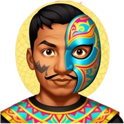 Luchador sticker