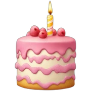 Happy birthday cake  sticker