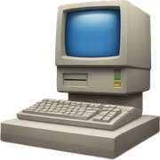 old computer sticker
