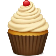 Beige cupcake  sticker