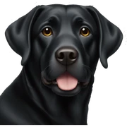Black lab  sticker