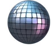 Disco ball sticker