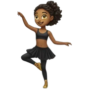 girl dancer sticker