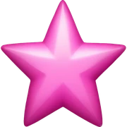 pink star  sticker