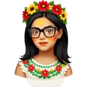Flower-Crowned Dancer sticker