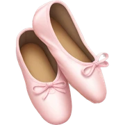 Pale pink ballet shoes sticker