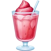 Strawberry ice sticker