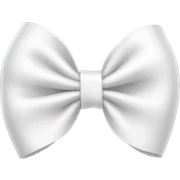 white bow sticker
