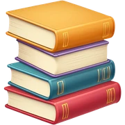 Cute books sticker
