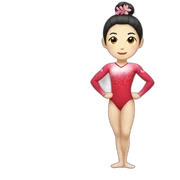 japanese gymnast sticker