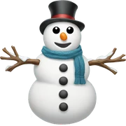 snowman sticker