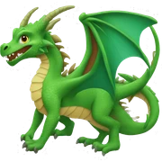 Dragon with butt sticker