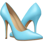 Light blue heels sticker