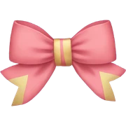 Bow sticker