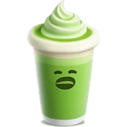 Matcha latte sticker