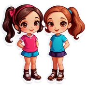 Girls sticker