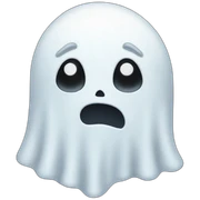 sleepy ghost sticker