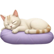 Cat sleeping  sticker