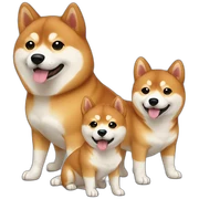shiba-family sticker