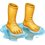 Wet feet sticker