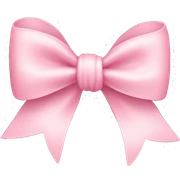Baby pink bow  sticker