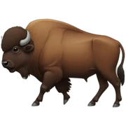 Bison sticker