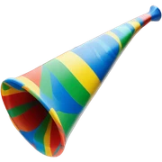 corneta de festa sticker