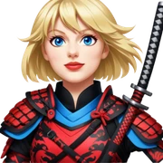 Daring Samurai sticker