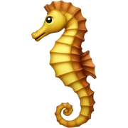 Sea horse sticker