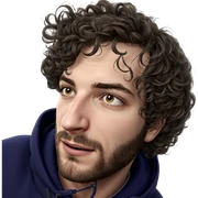 realistic portrait of a man sticker