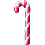 Pink candy cane  sticker