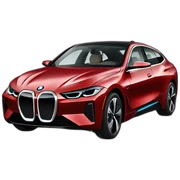 red bmw i4 sticker