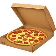 Pizza box sticker