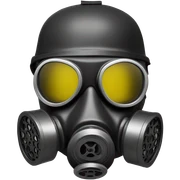 gas mask sticker