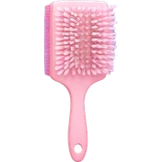 Light pink hairbrush with bow sticker