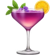 COCKTAIL WITH VIOLET sticker