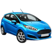 blue ford fiesta sticker
