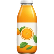 orange juice sticker