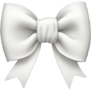 white bow sticker