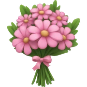 pink bouquet sticker