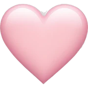 Light pink heart  sticker
