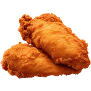 Pink fried chicken  sticker